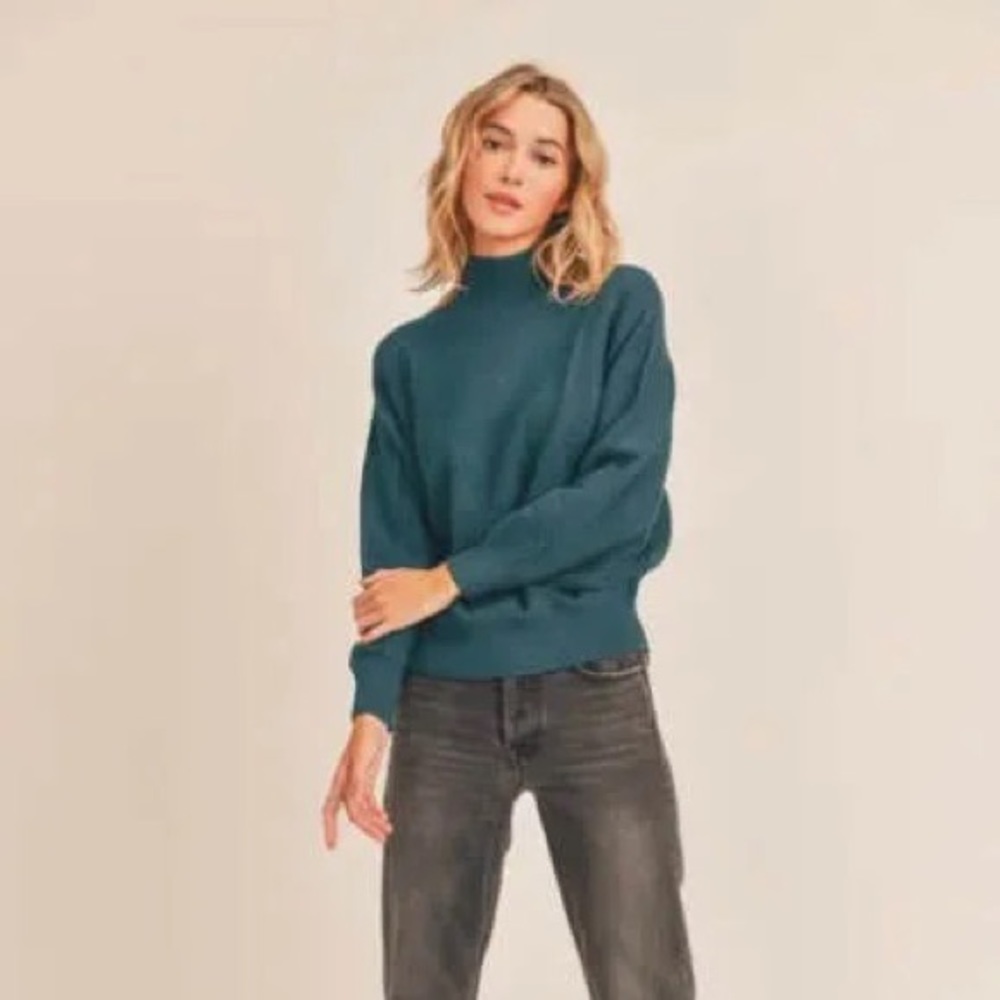 Woven Jade Sweater